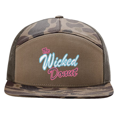 Printed Seven-Panel Trucker Cap Thumbnail