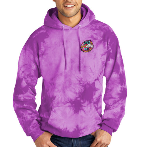 Crystal Tie Dye Pullover Hoodie Thumbnail