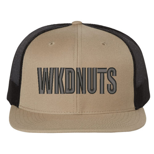Wool Blend Flat Bill Trucker Cap Thumbnail