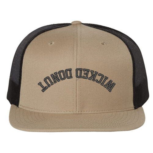Wool Blend Flat Bill Trucker Cap Thumbnail